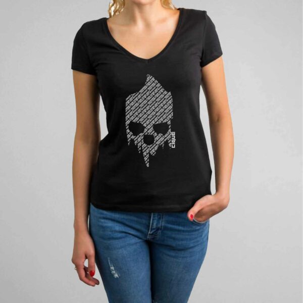 T-shirt Noir Femme // Modèle 1